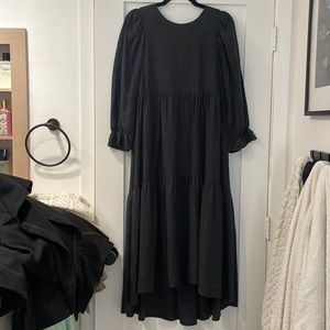Zara grey high neck dress